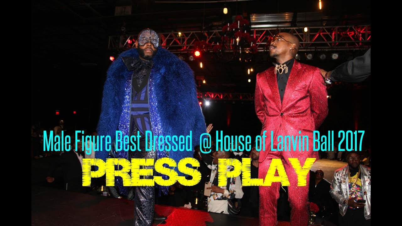 Male Figure Best Dressed  @ House of Lanvin Ball 2017