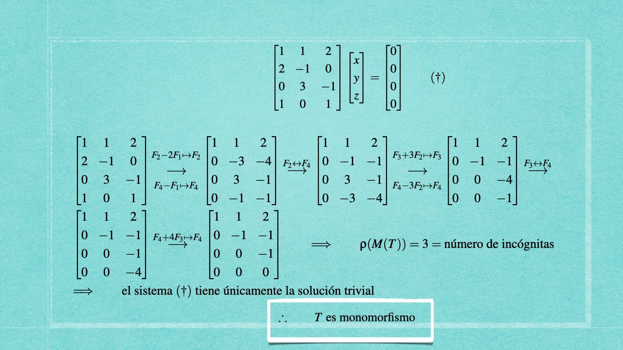 Monomorfismo, epimorfismo, isomorfismo