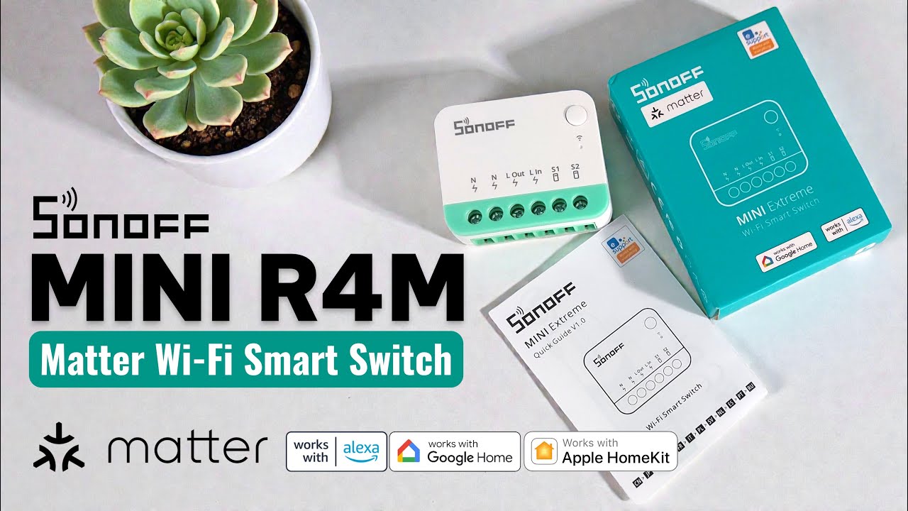 SONOFF MINIR4M  Wi-Fi Smart Switch (Matter-enabled)