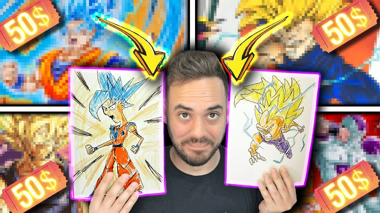 PAGUÉ A ARTISTAS 200 DÓLARES PARA QUE MEJORARAN GOKUS DEFORMES | Episodio 4
