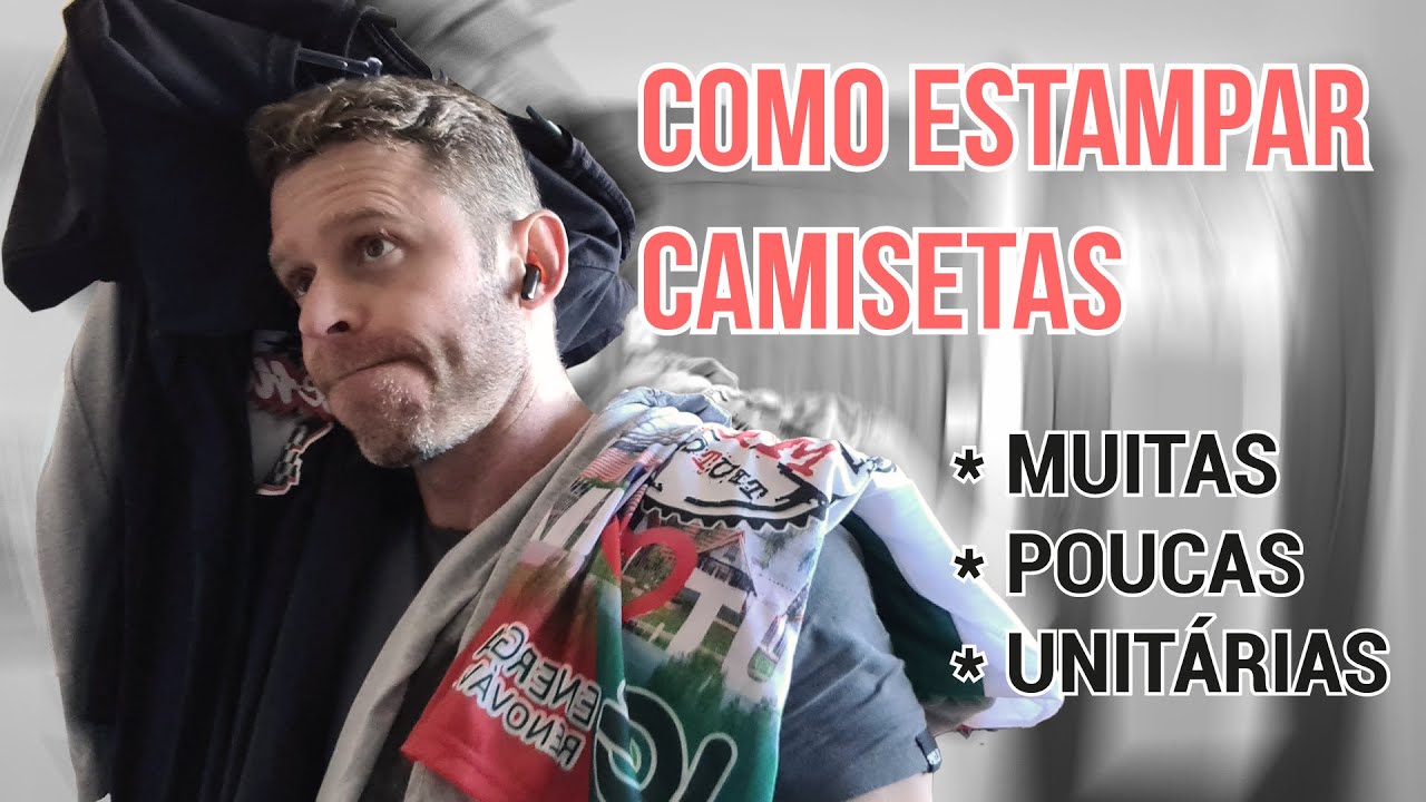 Como estampar camisetas (unitárias, poucas ou muitas)
