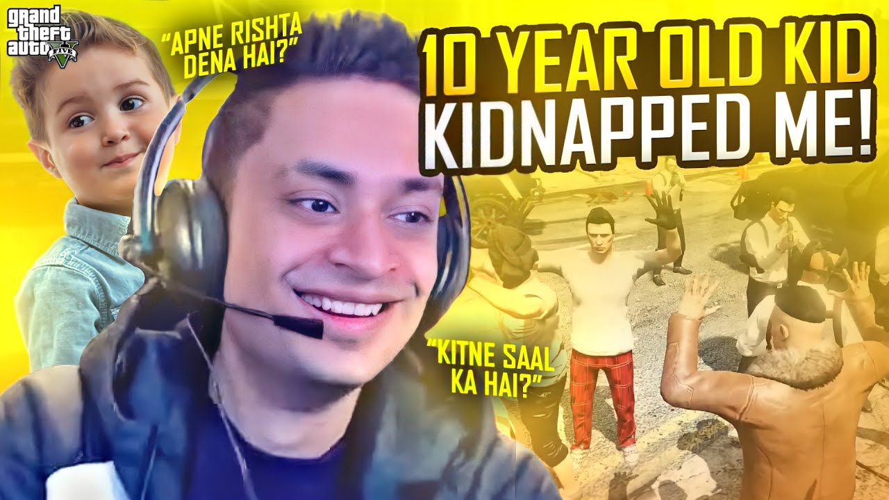 10 YEAR OLD KID KIDNAPPED ME 😂 - GTA 5 GAMEPLAY - MRJAYPLAYS