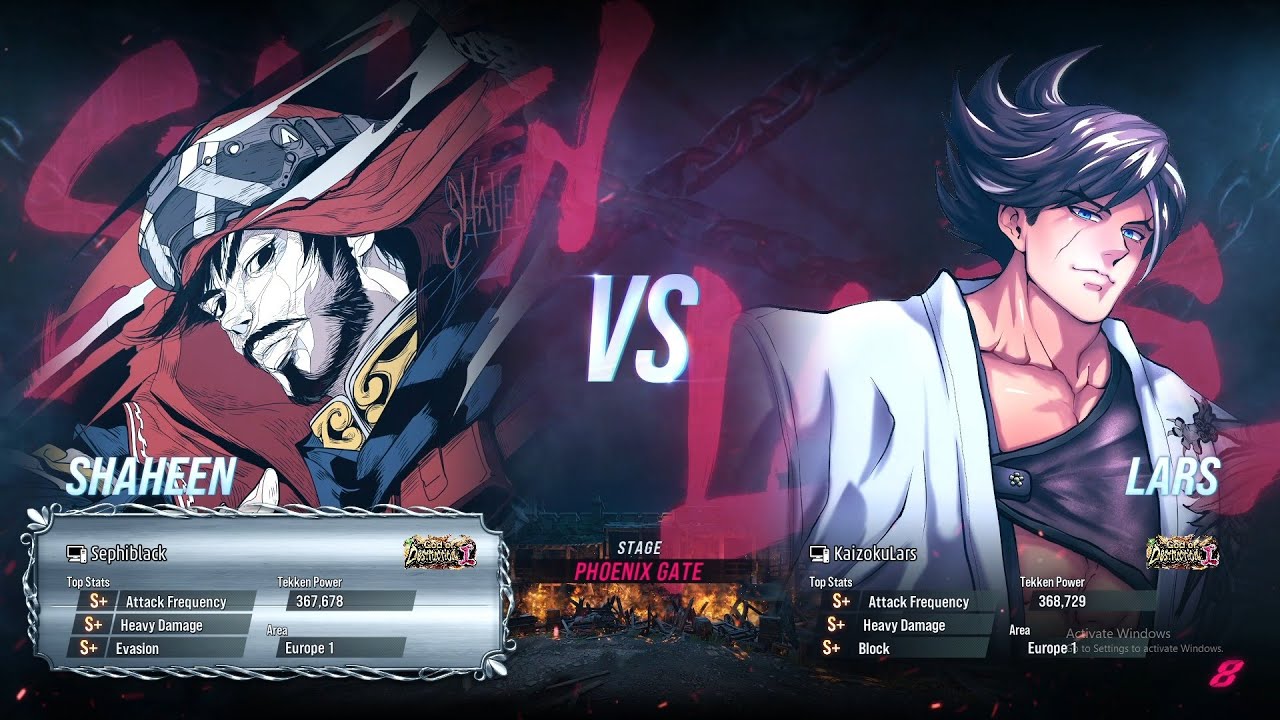 SEPHIBLACK (SHAHEEN) VS KAIZOKULARS (LARS) TEKKEN 8 HIGH RANKED MATCHES