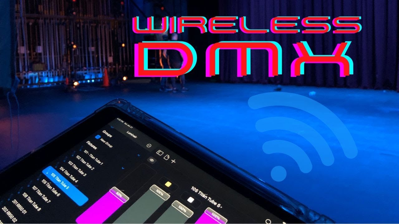 Control your lights wirelessly w/ Wireless DMX CRMX