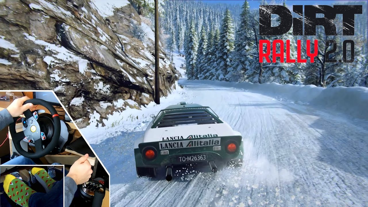 Lancia Stratos - Monte Carlo | Dirt Rally 2.0 Gameplay [Wheelcam + Pedalcam]