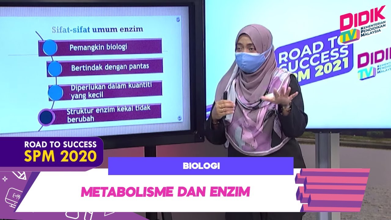 DidikTV Road To Success SPM 2021 | Biologi - Metabolisme Dan Enzim