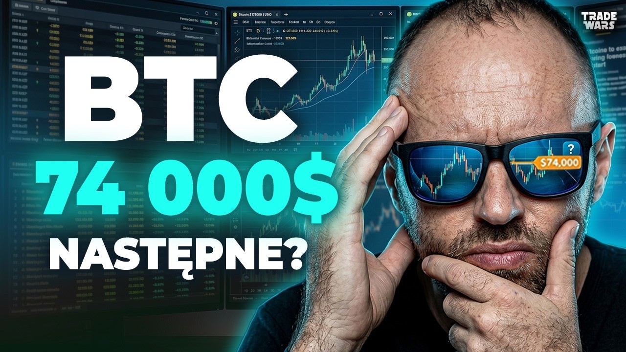 Czy BITCOIN właśnie ruszył w okolice 74 000$? 🤔 Co m&oacute;wi wykres?