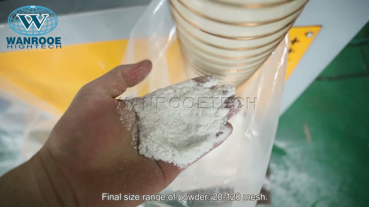 100-1000kg/h Waste TPU Pulverizer Machine Plastic Miller Machine PP Grinder Machine