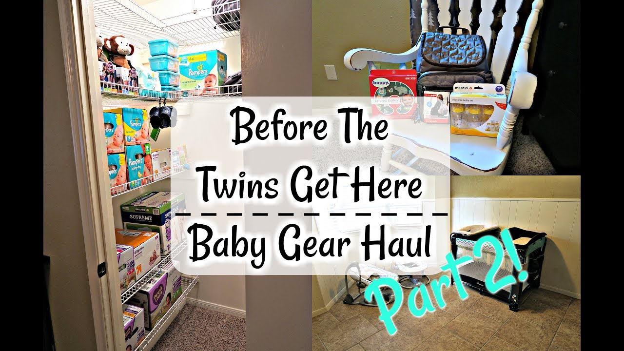 STOCKING UP BEFORE THE TWINS GET HERE | Part 2 Baby Gear!