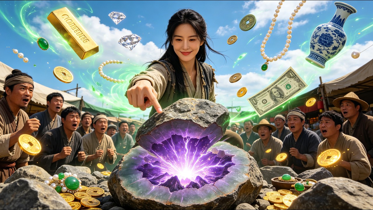 【NEW💥】❤️A Poor Girl'S Golden Eyes See Through Stone And Turn Scrap Into A Queen'S Crown!#drama