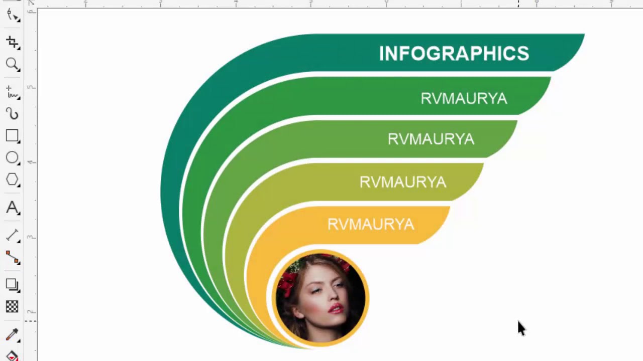 #295 | How to Make Infographic Design | Basic CorelDraw in Hindi
