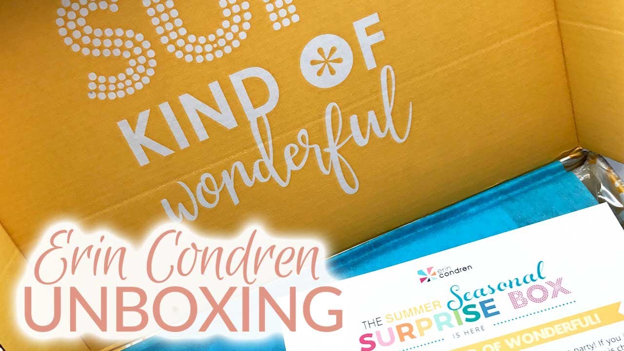 Unboxing | Erin Condren Seasonal Surprise Box | Summer 2017