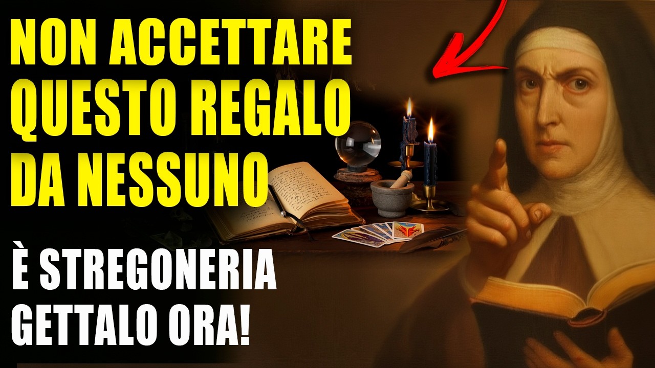 SANTA TERESA RIVELA: SE RICEVI QUESTO DA QUALCUNO, GETTALO SUBITO — È STREGONERIA NASCOSTA