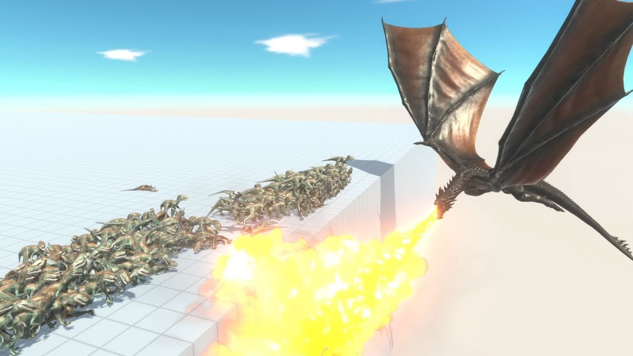 Dragon vs 200 Weakest Units Army ARBS Animal Revolt Battle Simulator