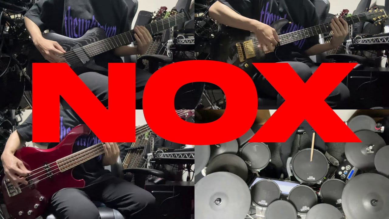 [TAB]THE GAZETTE - NOX [Guitar Bass Drum Cover]