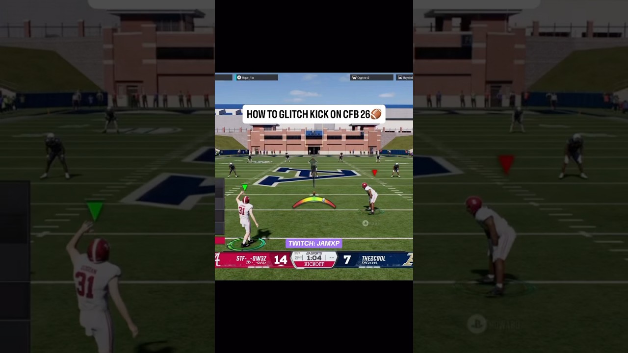 How to glitch kick CFB 26‼️