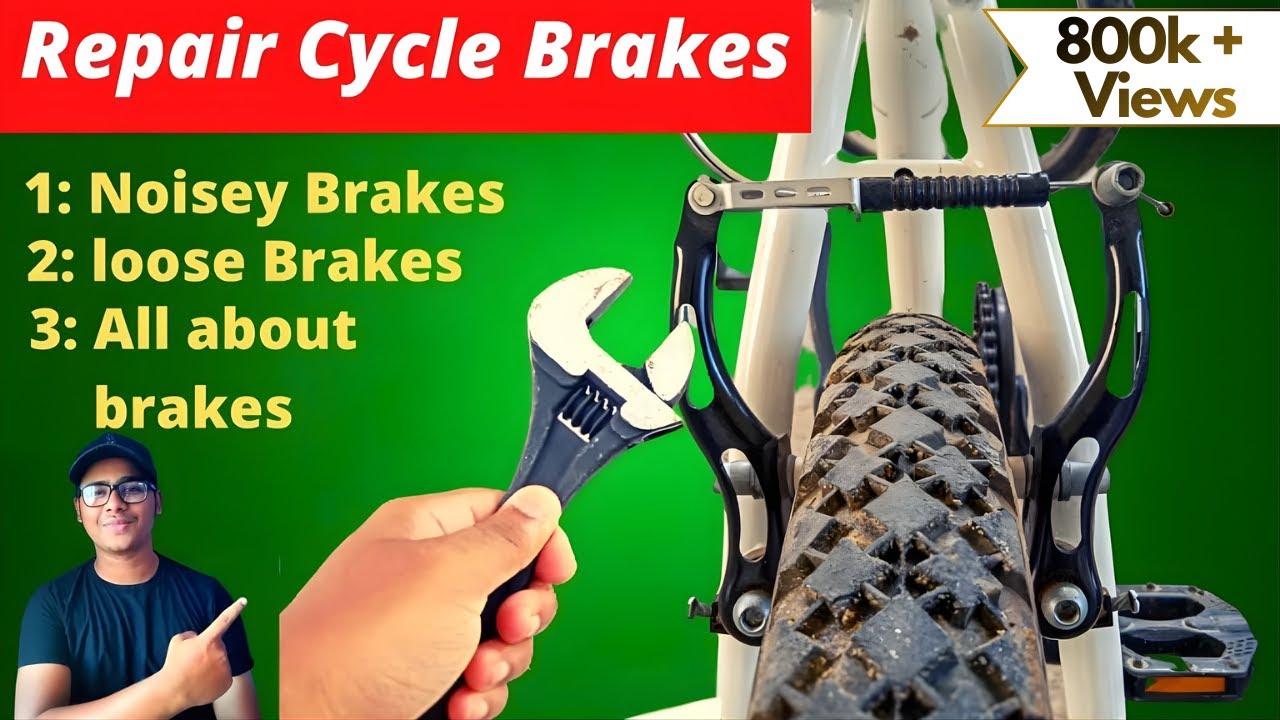 How To Adjust V-Brakes (power brakes)||HOW TO FIX NOISE FROM V-BRAKES |Every thing you need to know