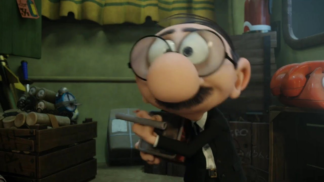 Mortadelo y Filemon pero es solo Rompetechos robandose el protagonismo.