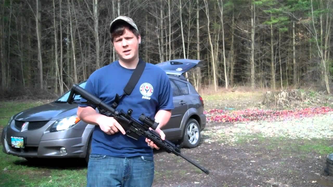 AR15 30 round mag dump