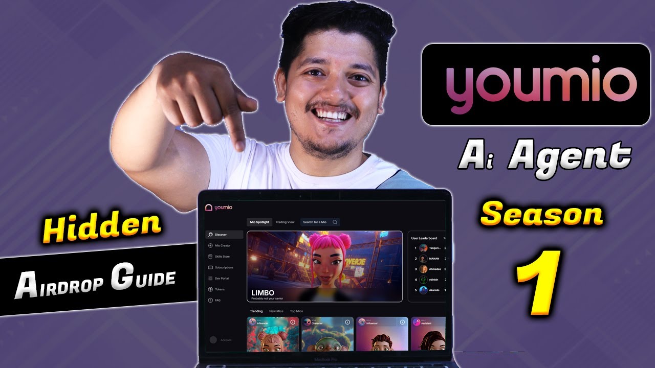 Youmio AI Testnet & Mainnet Guide 2025 - Crypto Yumio Airdrop Guide  😎