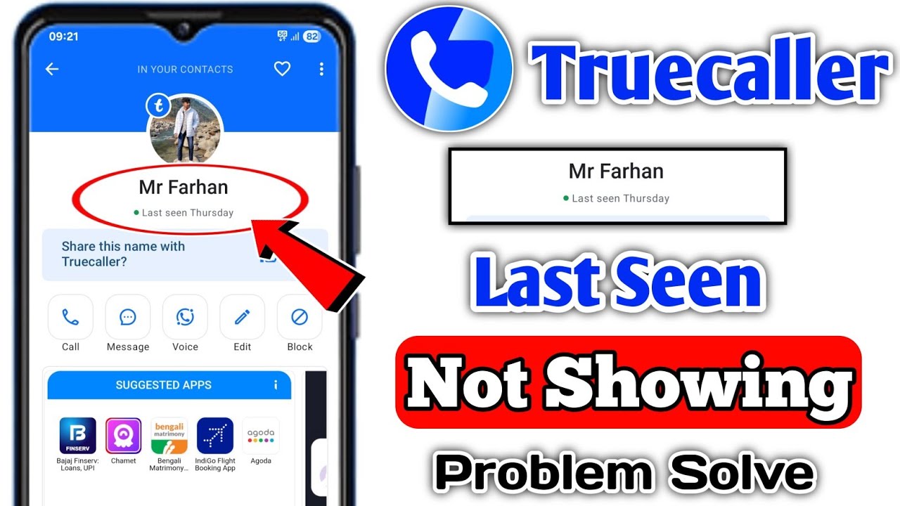 Truecaller Last Seen Not Showing | Truecaller Last Seen and Online Not Showing | Truecaller Problem