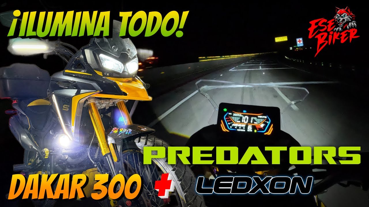 BRUTAL!!! La noche se hizo día con estos focos — LEDXON PREDATORS en acción sobre la Dakar 300