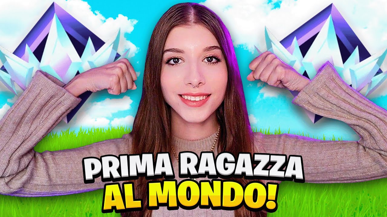 PRIMA RAGAZZA AL MONDO AD UNREAL in RANKED su FORTNITE OG! FORTNITE ITA