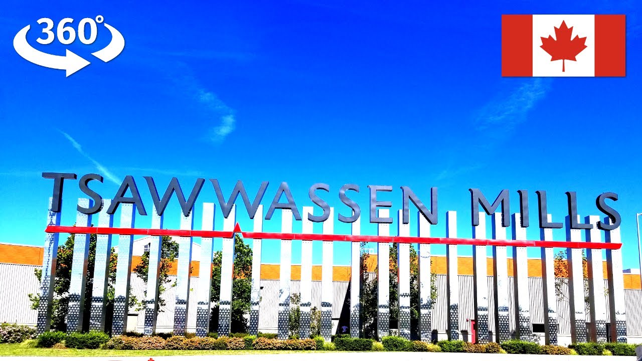 Tsawwassen Mills Outlet Shopping Mall Walk in 360° in Delta