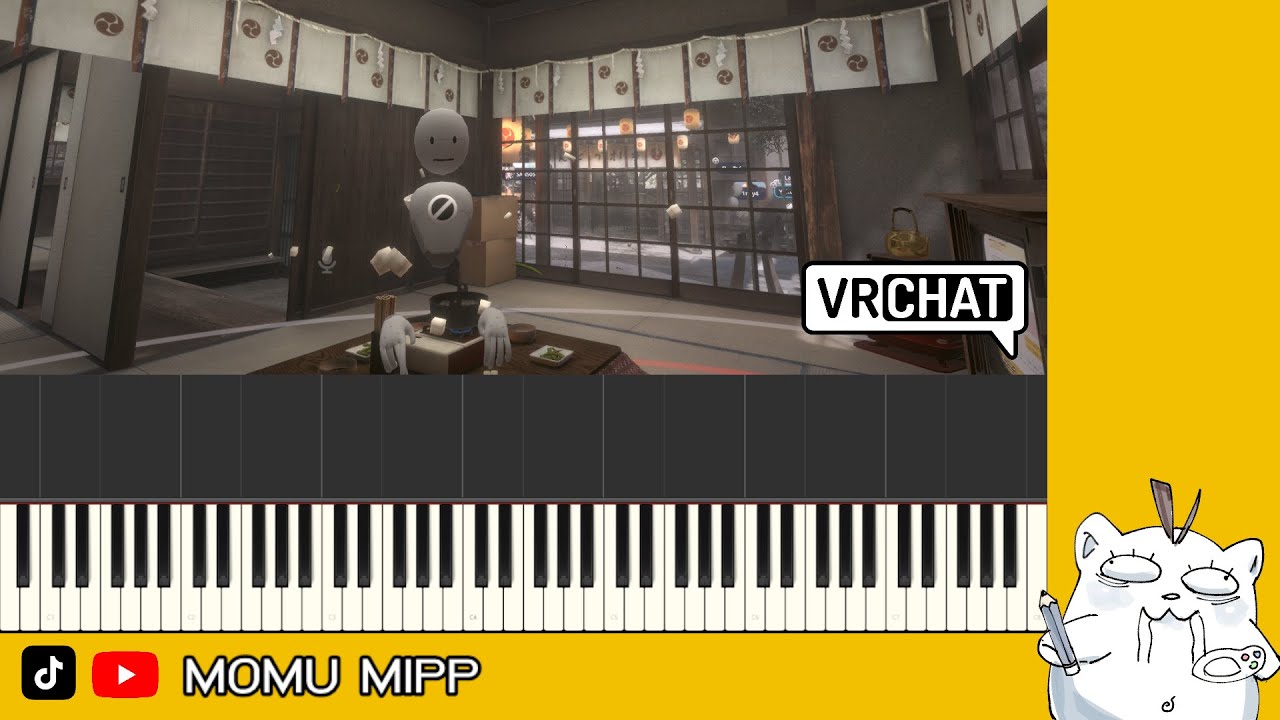 [Live] Playing piano in VRChat !! [List of All Songs in the comment]