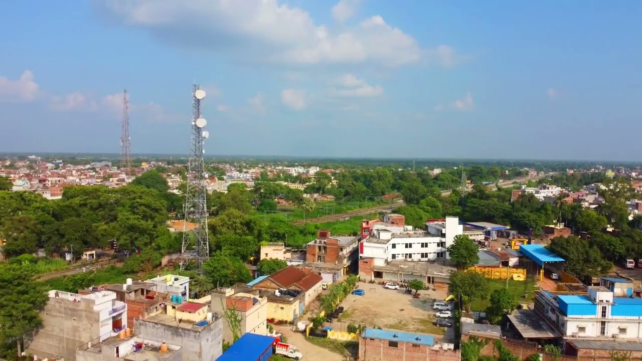 Padrauna City from Drone Eye | ड्रोन की नजर से पडरौना शहर .