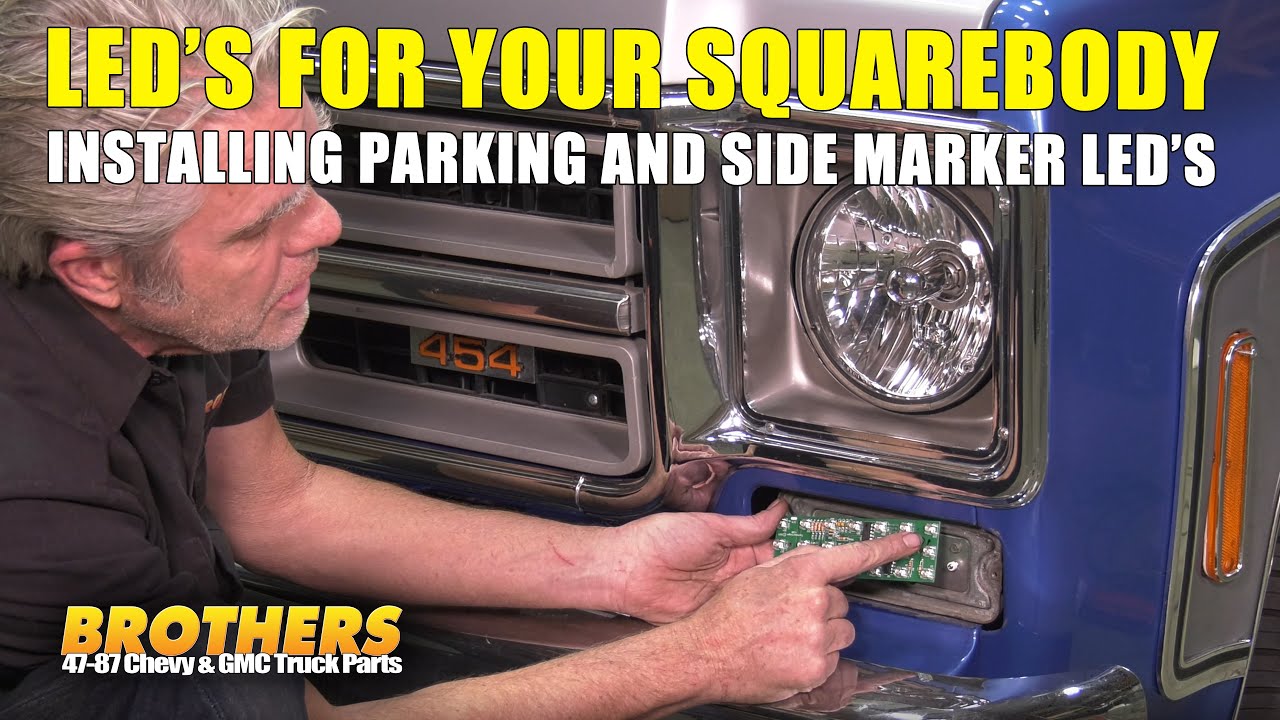 1973-80 Chevy & GMC Squarebody LED's for Parking and Side Marker Lights