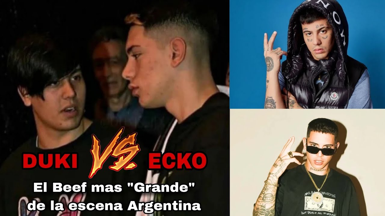 Duki vs Ecko: la historia del beef mas 