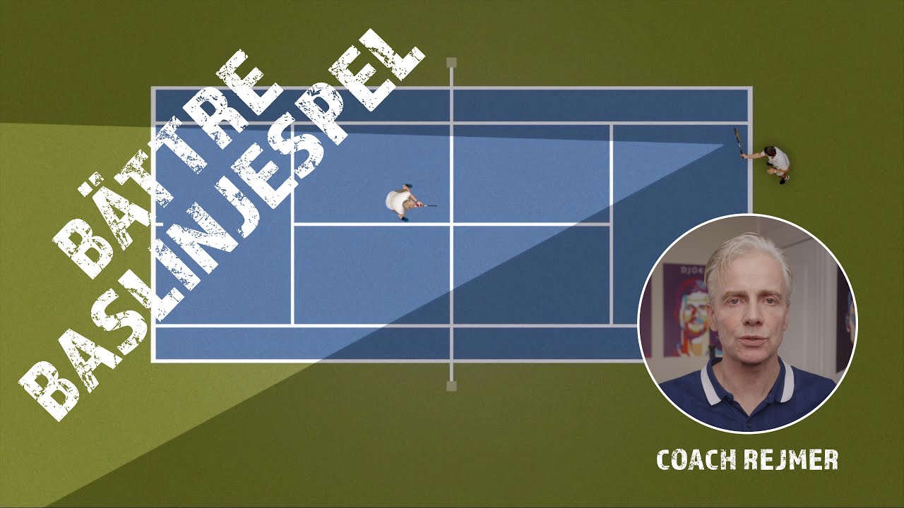 Bättre baslinjespel i tennis – Cross, Rakt & Taktiska mönster för klubbspelare