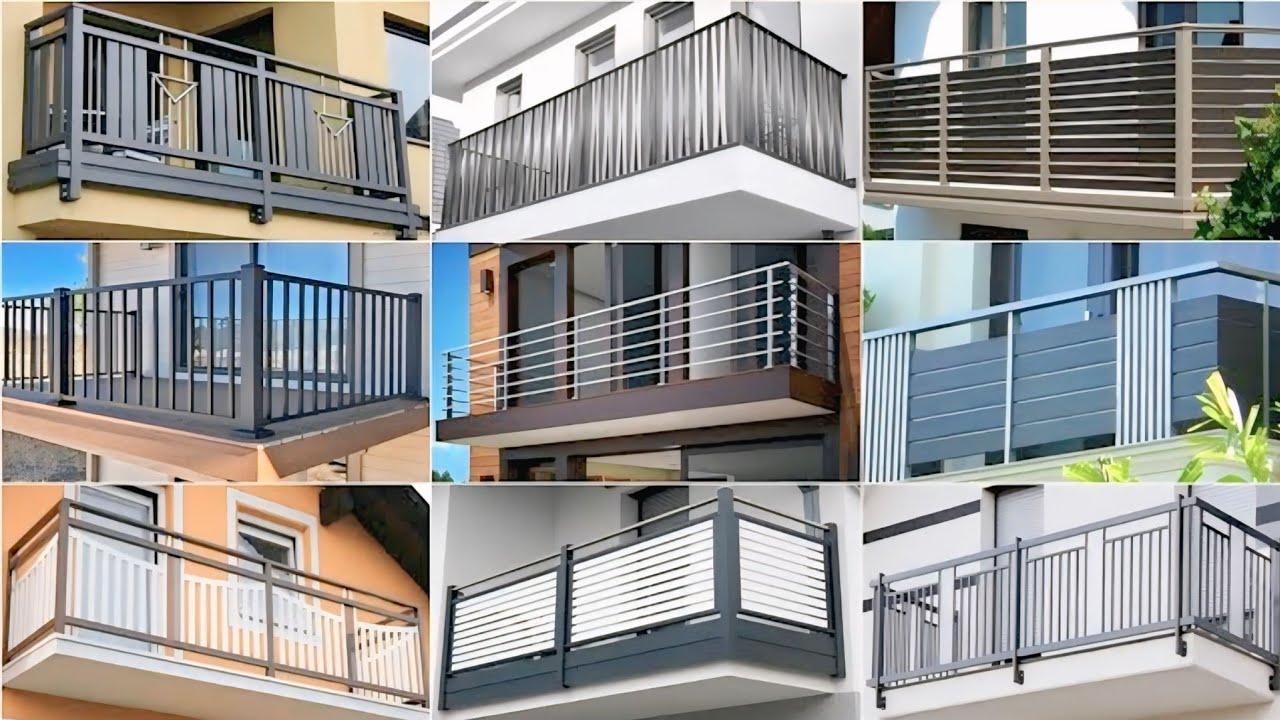 modern balcony railing design forhouse front 17 July 2025 @plasterwork96