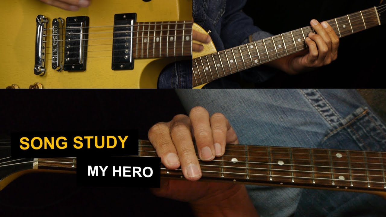 My Hero Guitar Lesson - The Foo Fighters