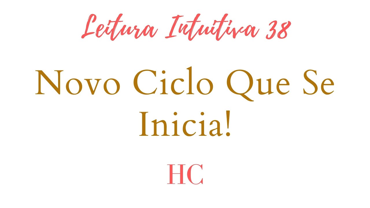 Leitura Intuitiva 38: 
