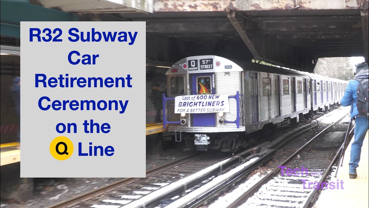 ⁴ᴷ⁶⁰ R32 Subway Car Retirement - Final Farewell on the (Q) Line