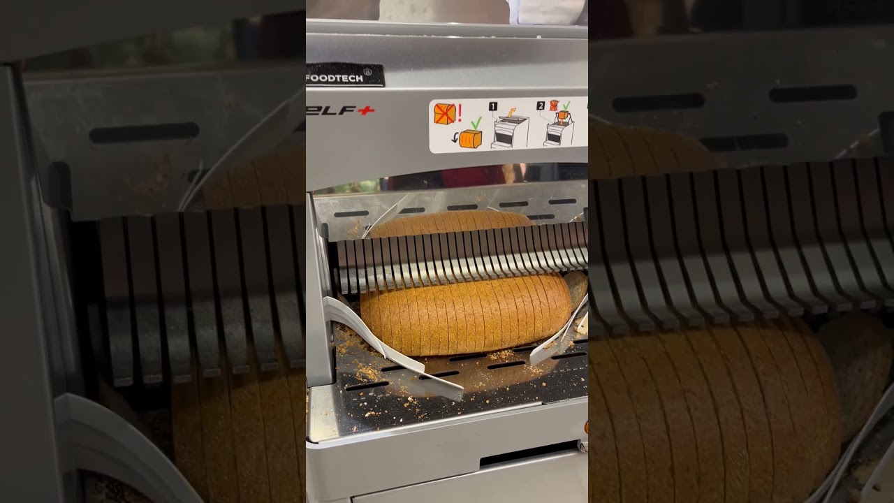 Bread slicer - in Norwegian grocery stores #norwayamazing