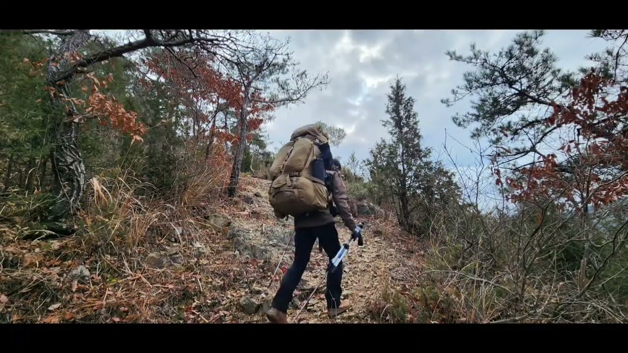 #화순 종괘산 백패킹#