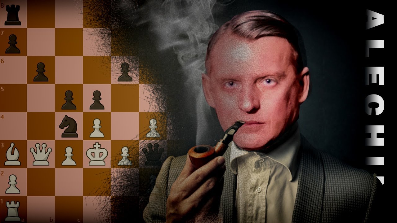 Amsterdamskie piękno według Aleksandra ... Jongedijk vs Alechin, 1936