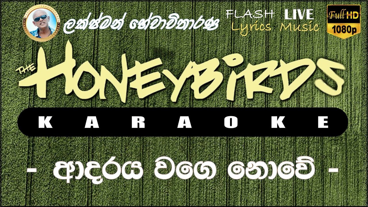 Adaraya Wage Nowe Karaoke (Without Voice) ආදරය වගෙ නොවේ කැරෝකේ