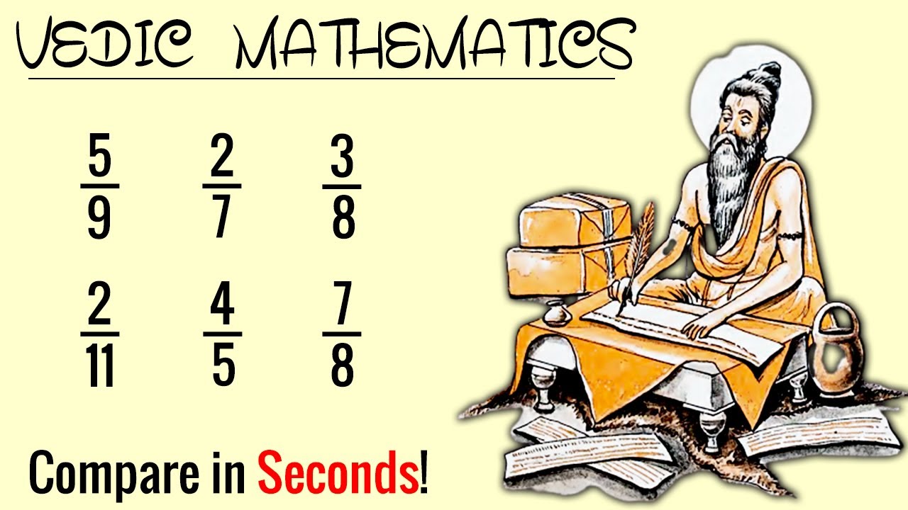 Fastest Way To Compare Fractions || Vedic Maths Tricks