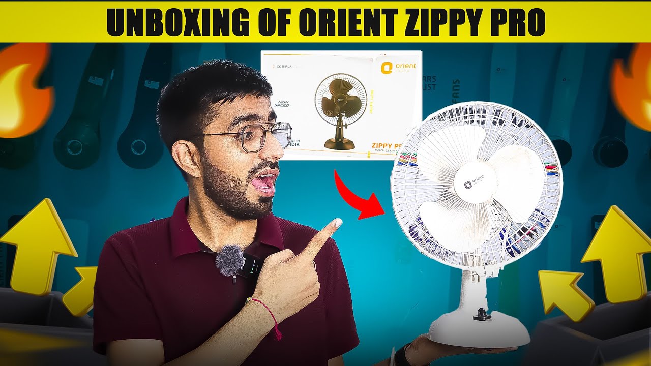 Unboxing Orient Zippy Pro ⚡ | Best High-Speed Fan 2025? | Full Review |