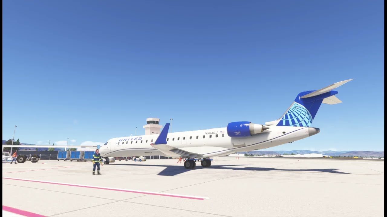 MSFS2024 Full Flight, Aerosoft Canadair CRJ-550 MFR-SFO, No Autopilot, No Autothrottle MEL Practice