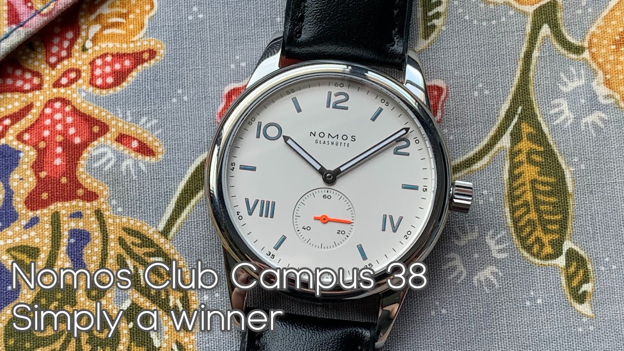 Nomos Club Campus 38 Review - Simple & beautiful, a winner for sure