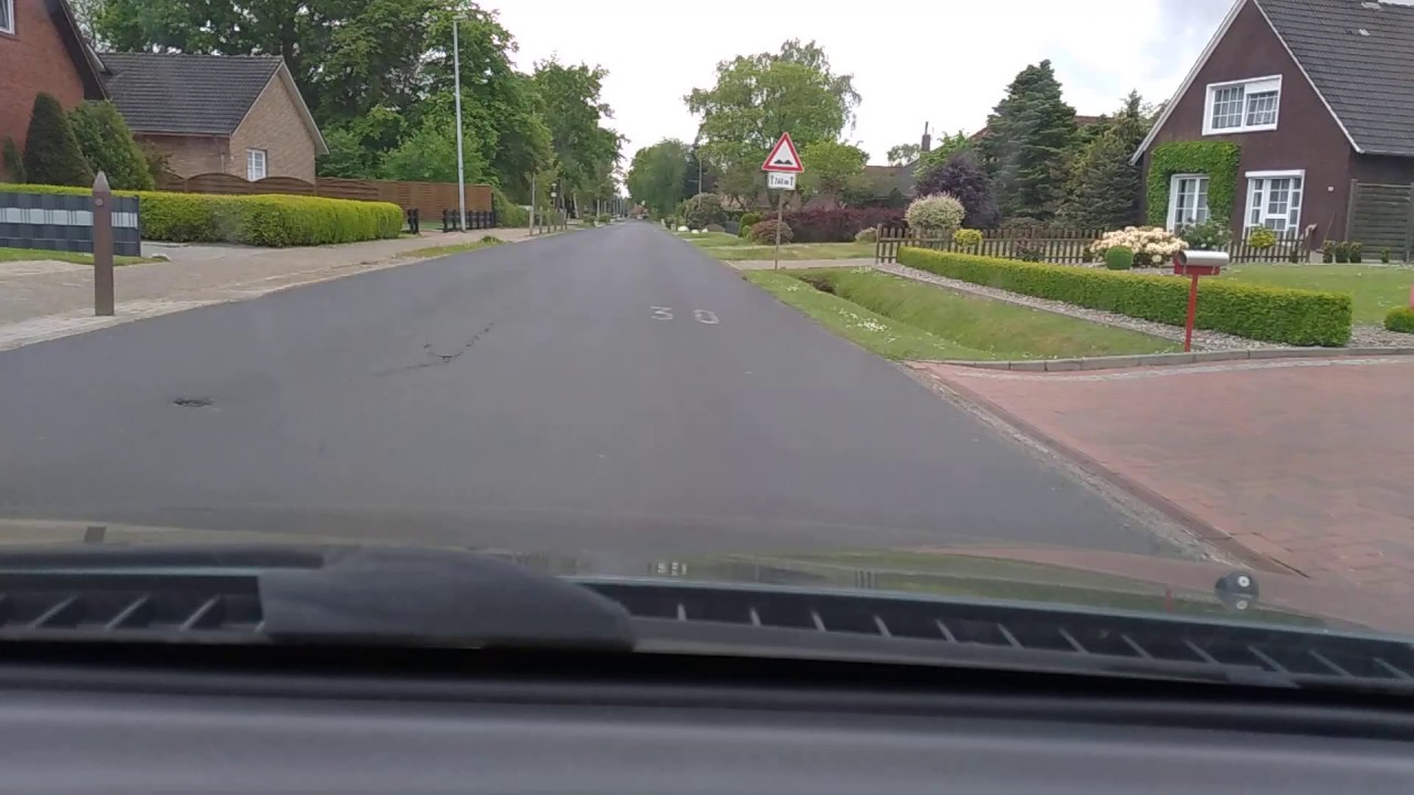 Spring drive around westoverledingen germany