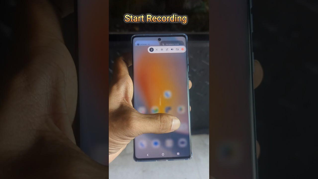 Moto Edge 50 Fusion : How to Screen Record