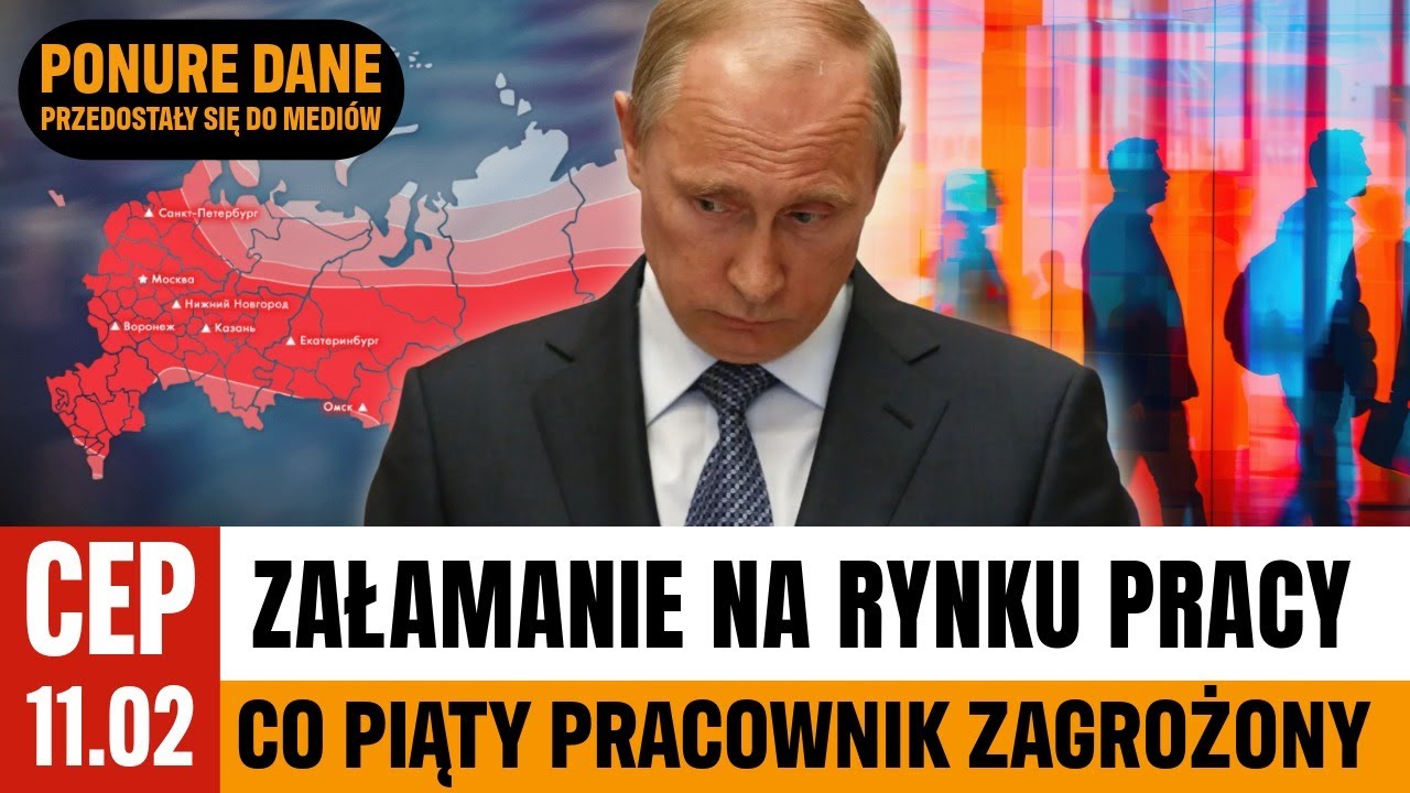 CEP - Najnowsze dane z rynku pracy w Rosji. Setki tysięcy pracownik&oacute;w zagrożonych.