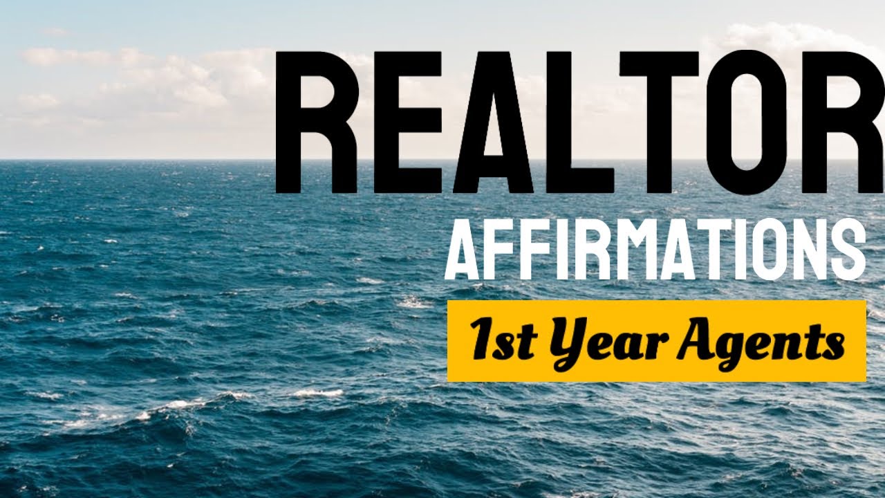 🚀I Am Affirmations for 1st Year Real Estate Agents 🚀
