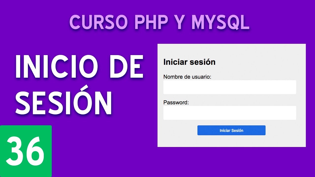 Sistema de login completo usando sesiones | Curso PHP y MySQL #36
